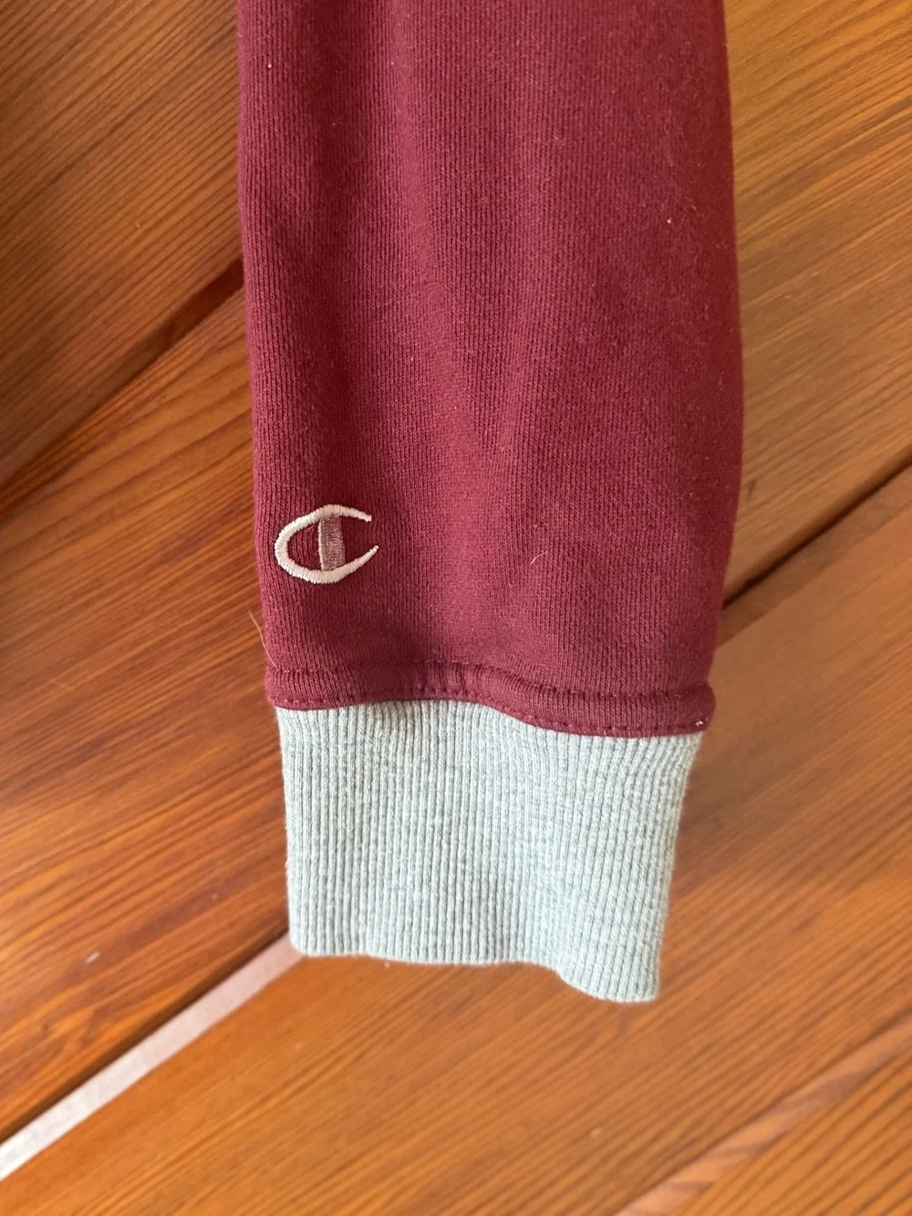 Champion University of Chicago Gothic Script Crewneck Small Spellout